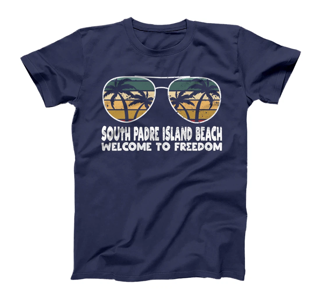 South Island Beach Welcome to Freedom Vacation Sayings T-Shirt