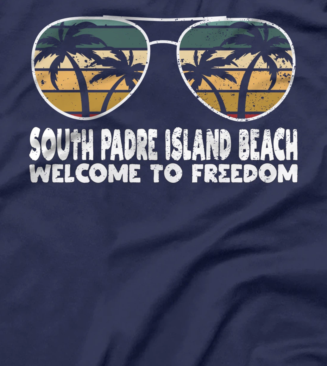 South Island Beach Welcome to Freedom Vacation Sayings T-Shirt