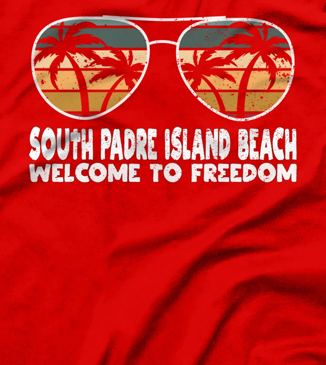 South Island Beach Welcome to Freedom Vacation Sayings T-Shirt