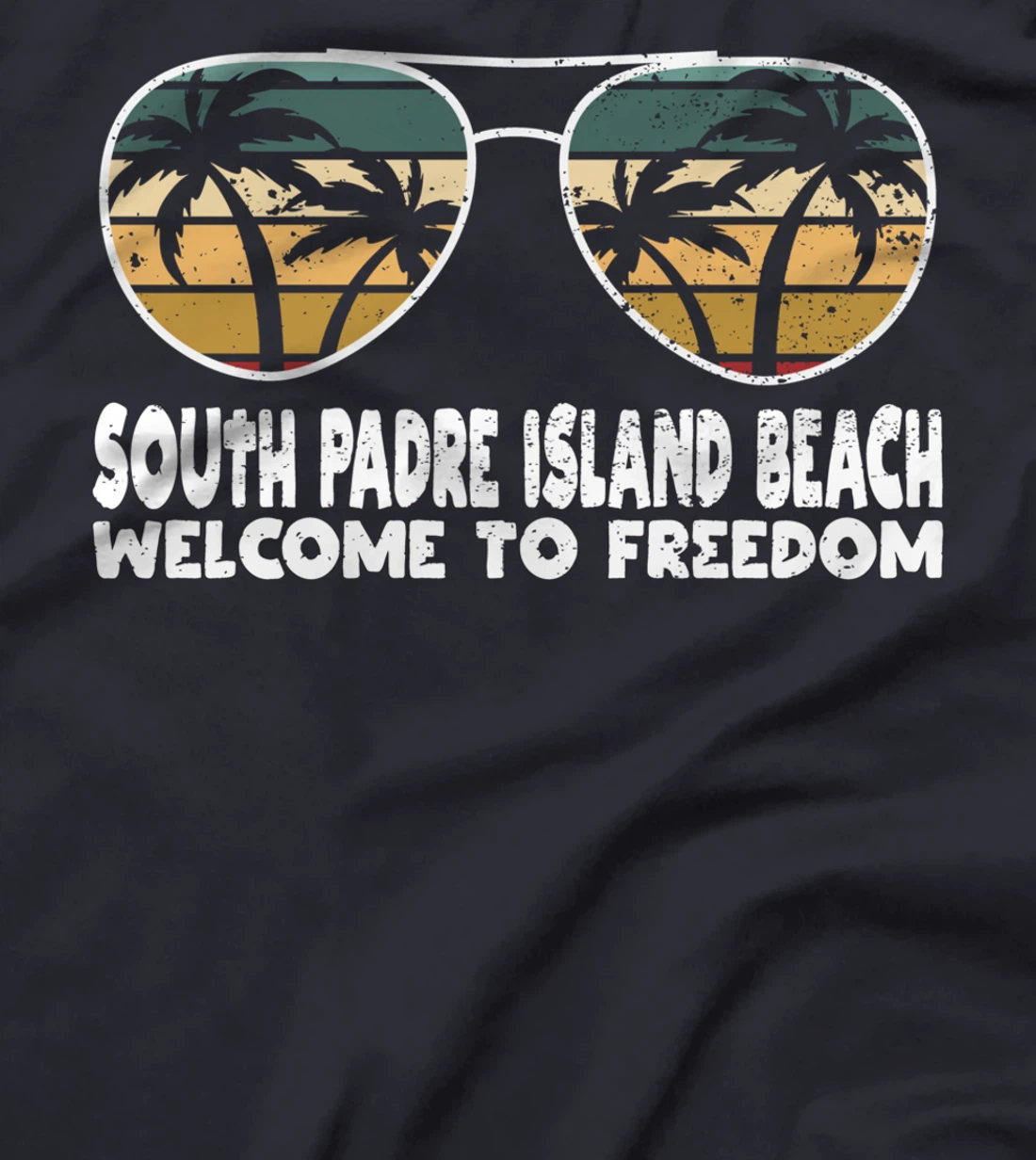 South Island Beach Welcome to Freedom Vacation Sayings T-Shirt