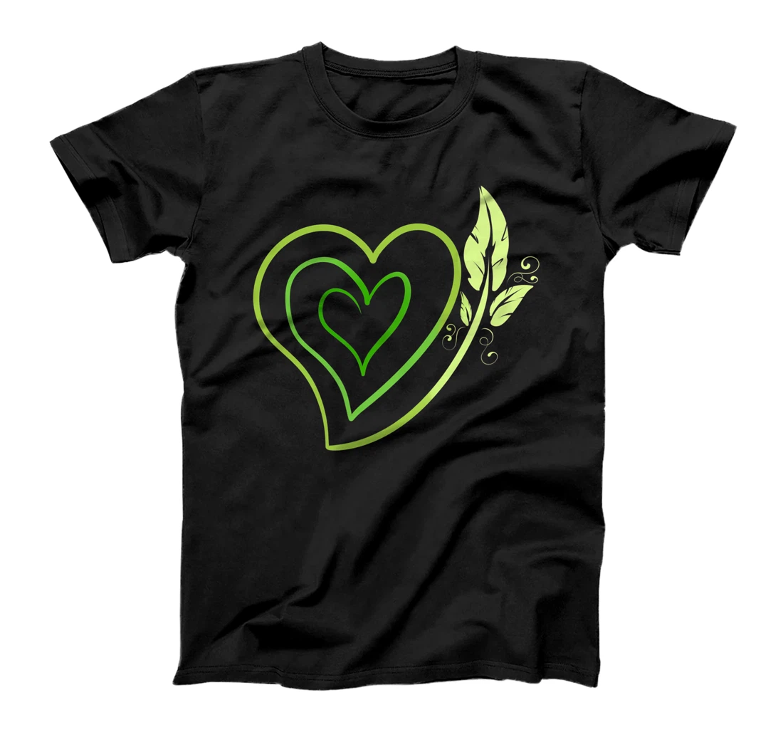 Vegan Logo With Leaves, Go Vegan T-Shirt, Kid T-Shirt and Women T-Shirt