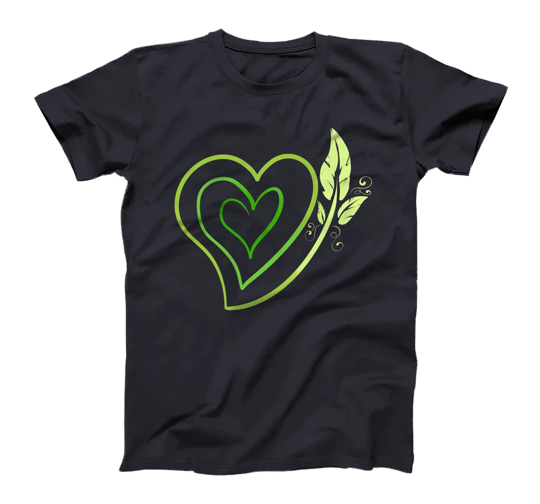 Vegan Logo With Leaves, Go Vegan T-Shirt, Kid T-Shirt and Women T-Shirt