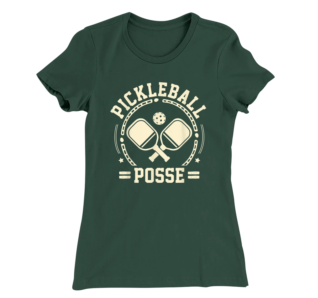 Pickleball Posse Funny Pickleball Quote for Pickleball Lover T-Shirt, Women T-Shirt
