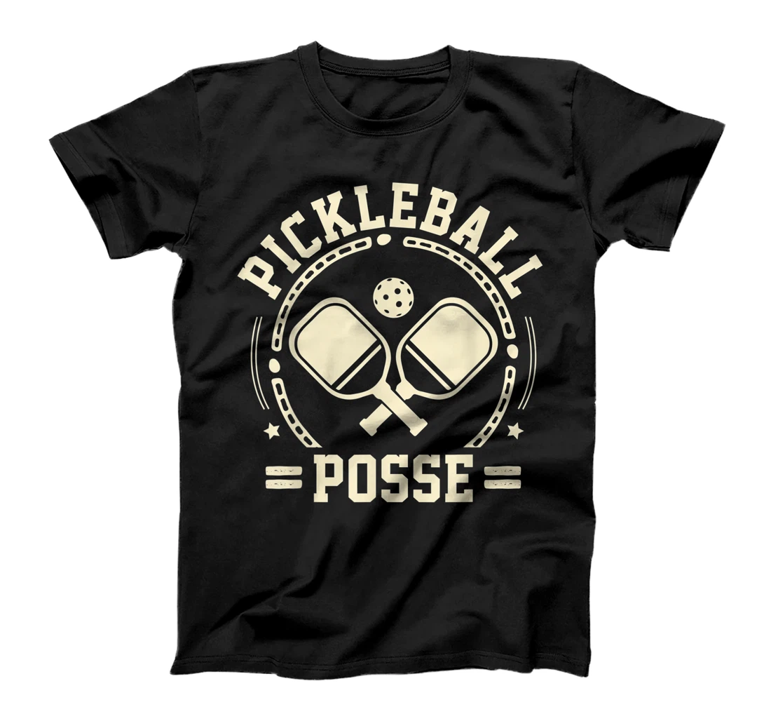 Pickleball Posse Funny Pickleball Quote for Pickleball Lover T-Shirt, Women T-Shirt