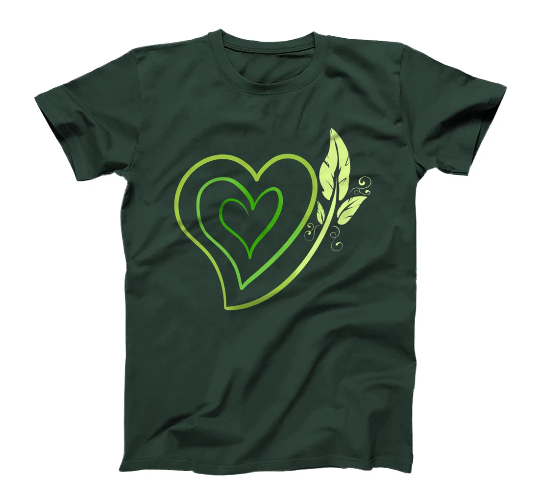 Vegan Logo With Leaves, Go Vegan T-Shirt, Kid T-Shirt and Women T-Shirt