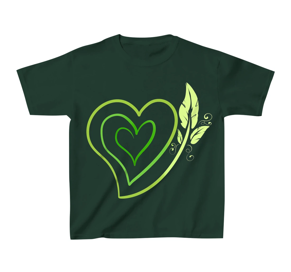 Vegan Logo With Leaves, Go Vegan T-Shirt, Kid T-Shirt and Women T-Shirt