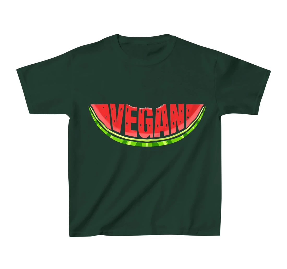 Watermelon Says Vegan T-Shirt, Kid T-Shirt and Women T-Shirt