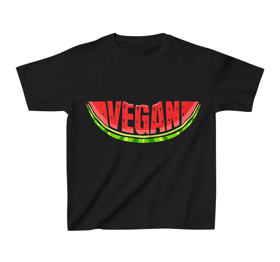 Watermelon Says Vegan T-Shirt, Kid T-Shirt and Women T-Shirt