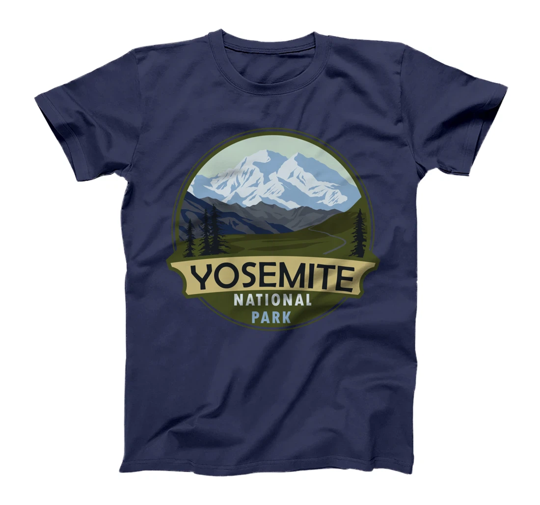 Cool Vintage Retro Yosemite National Park Mountain Hiking T-Shirt