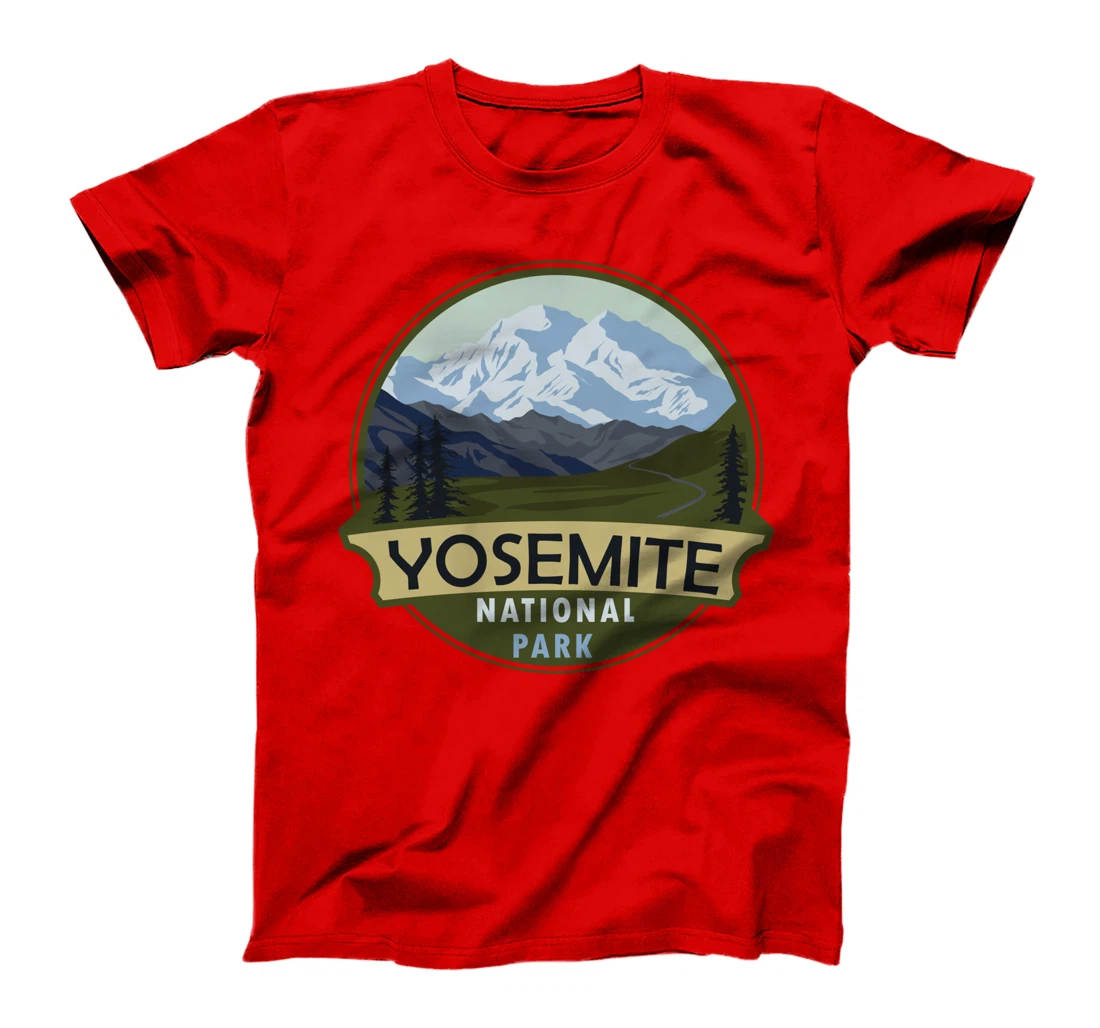 Cool Vintage Retro Yosemite National Park Mountain Hiking T-Shirt