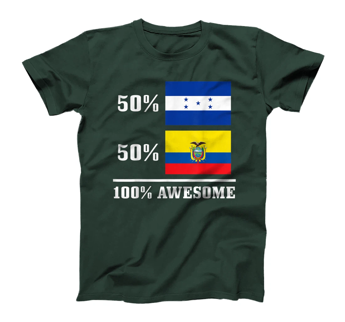 Honduras Ecuador Ecuadorian Honduran Flag Pride Heritage T-Shirt, Kid T-Shirt and Women T-Shirt
