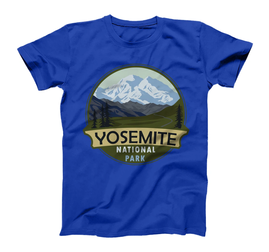 Cool Vintage Retro Yosemite National Park Mountain Hiking T-Shirt