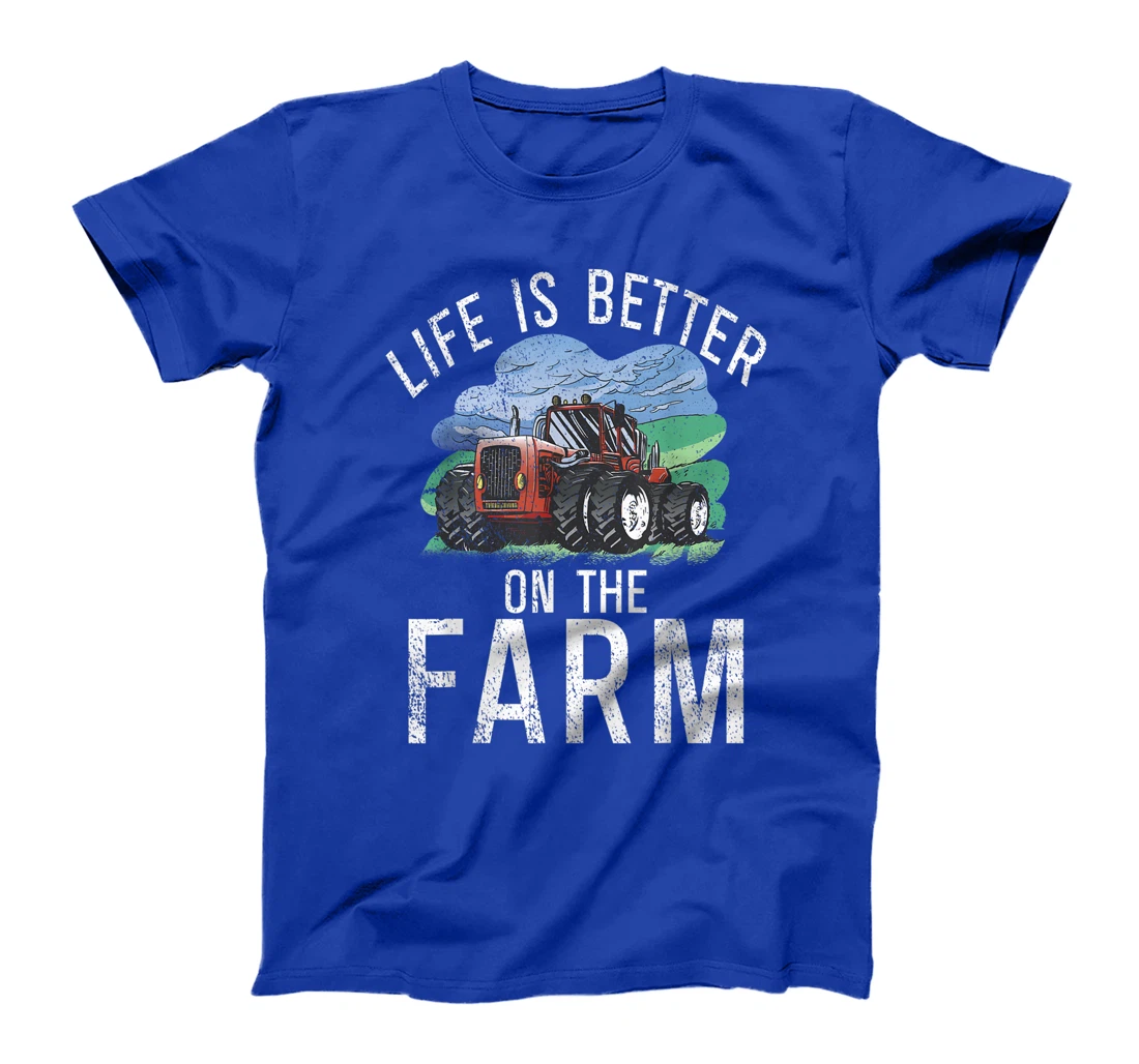 Life is Better on the Farm Agriculture Farming Lover Farmer T-Shirt, Women T-Shirt