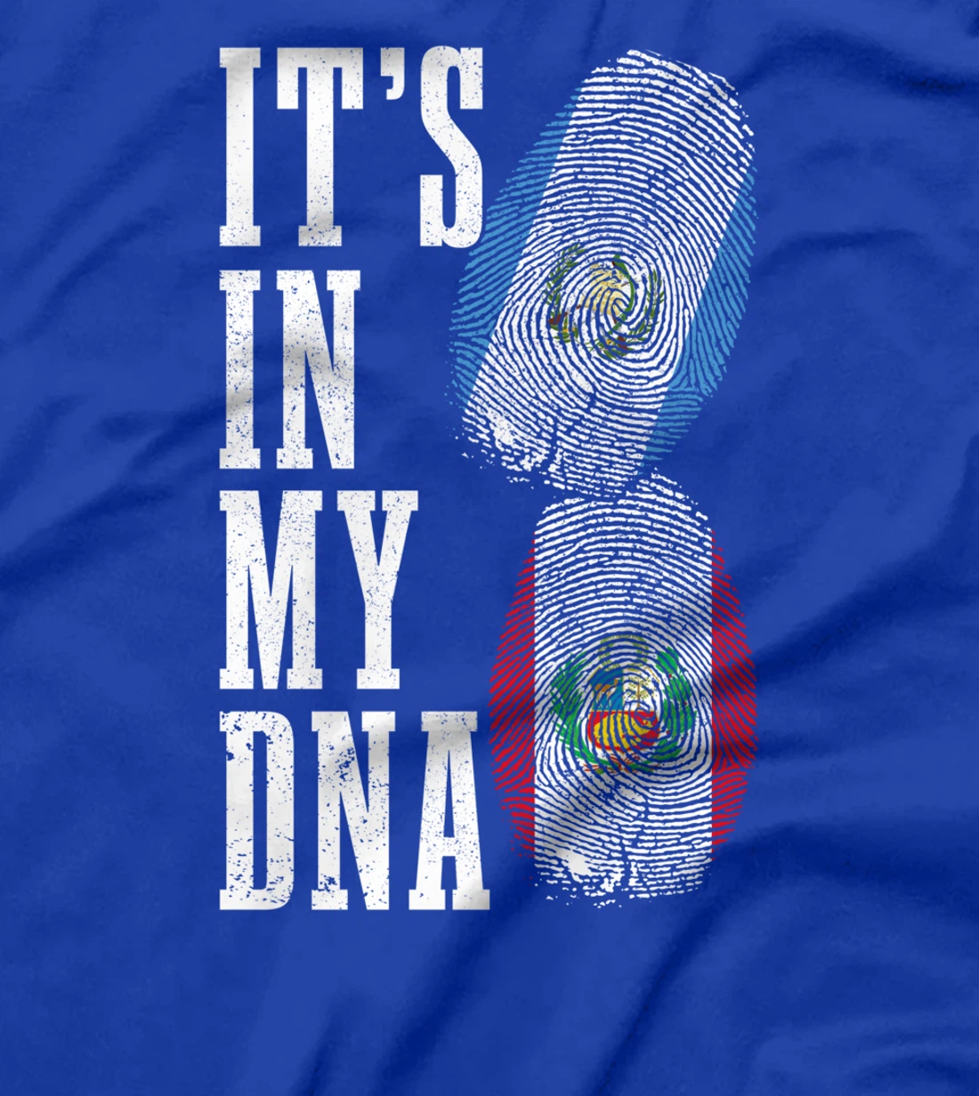 Guatemala Peru It's In My DNA Guatemalan Peruvian Flag Pride T-Shirt