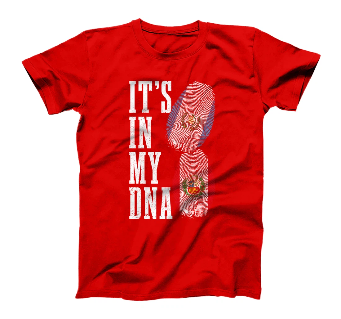 Guatemala Peru It's In My DNA Guatemalan Peruvian Flag Pride T-Shirt