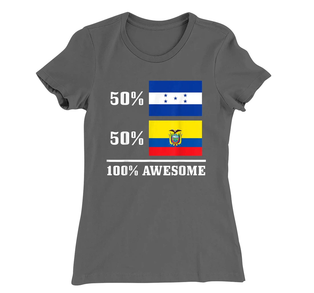 Honduras Ecuador Ecuadorian Honduran Flag Pride Heritage T-Shirt, Kid T-Shirt and Women T-Shirt