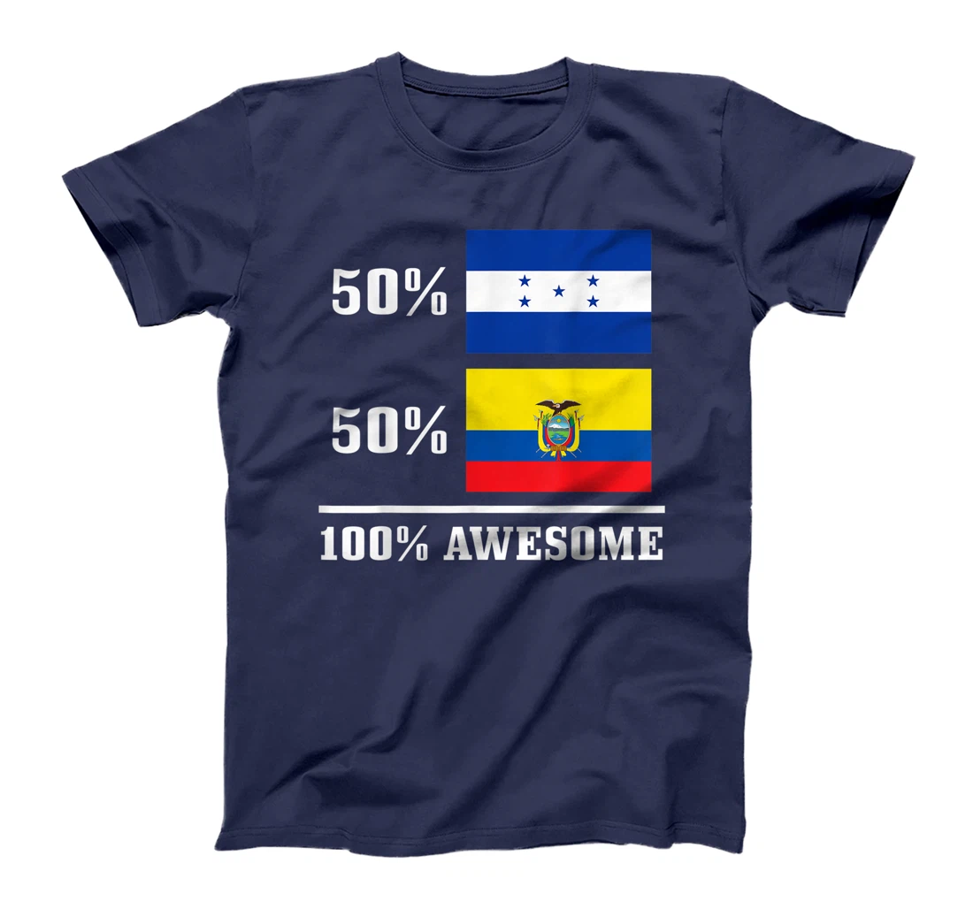 Honduras Ecuador Ecuadorian Honduran Flag Pride Heritage T-Shirt, Kid T-Shirt and Women T-Shirt