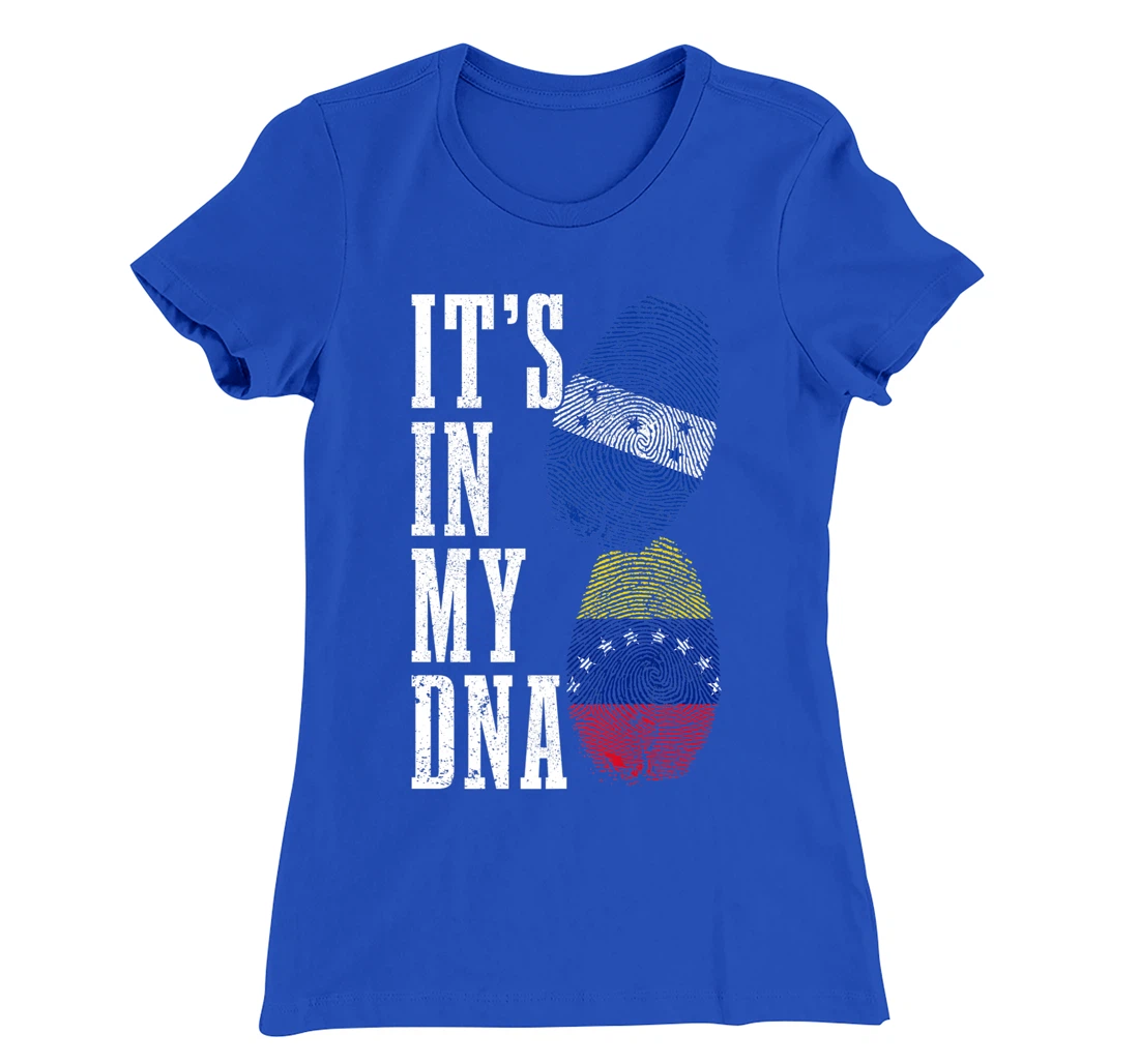 Honduras Venezuela Venezuelan Honduran Flag Pride Heritage T-Shirt, Women T-Shirt