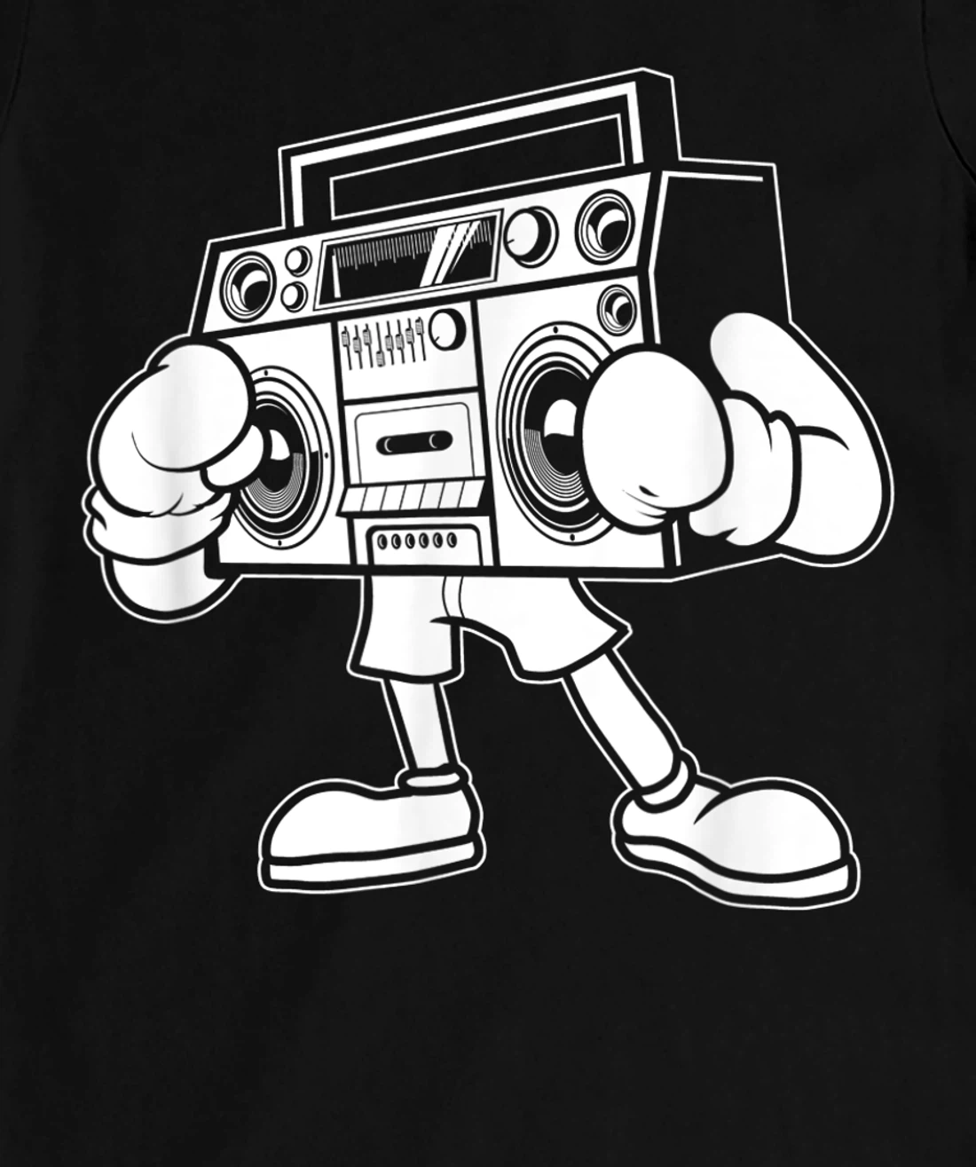 Boombox Boxing Cassette 80s - 90s Ghetto Blaster T-Shirt, Women T-Shirt