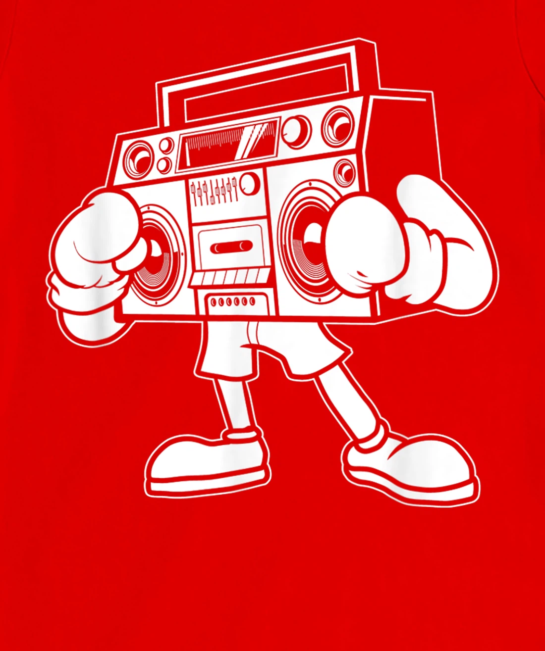 Boombox Boxing Cassette 80s - 90s Ghetto Blaster T-Shirt, Women T-Shirt