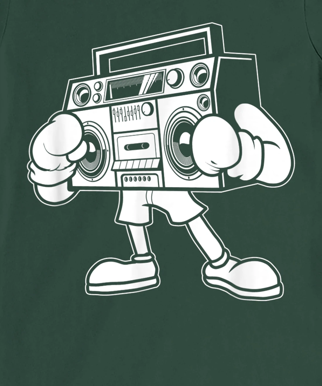 Boombox Boxing Cassette 80s - 90s Ghetto Blaster T-Shirt, Women T-Shirt