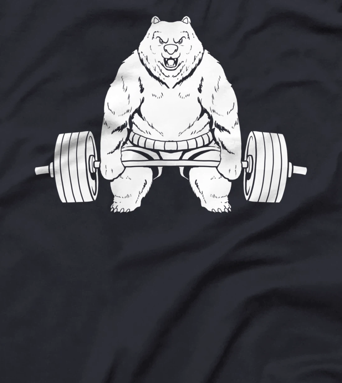 Powerlifting Bear Fitness Workout - Gym Powerlifter T-Shirt