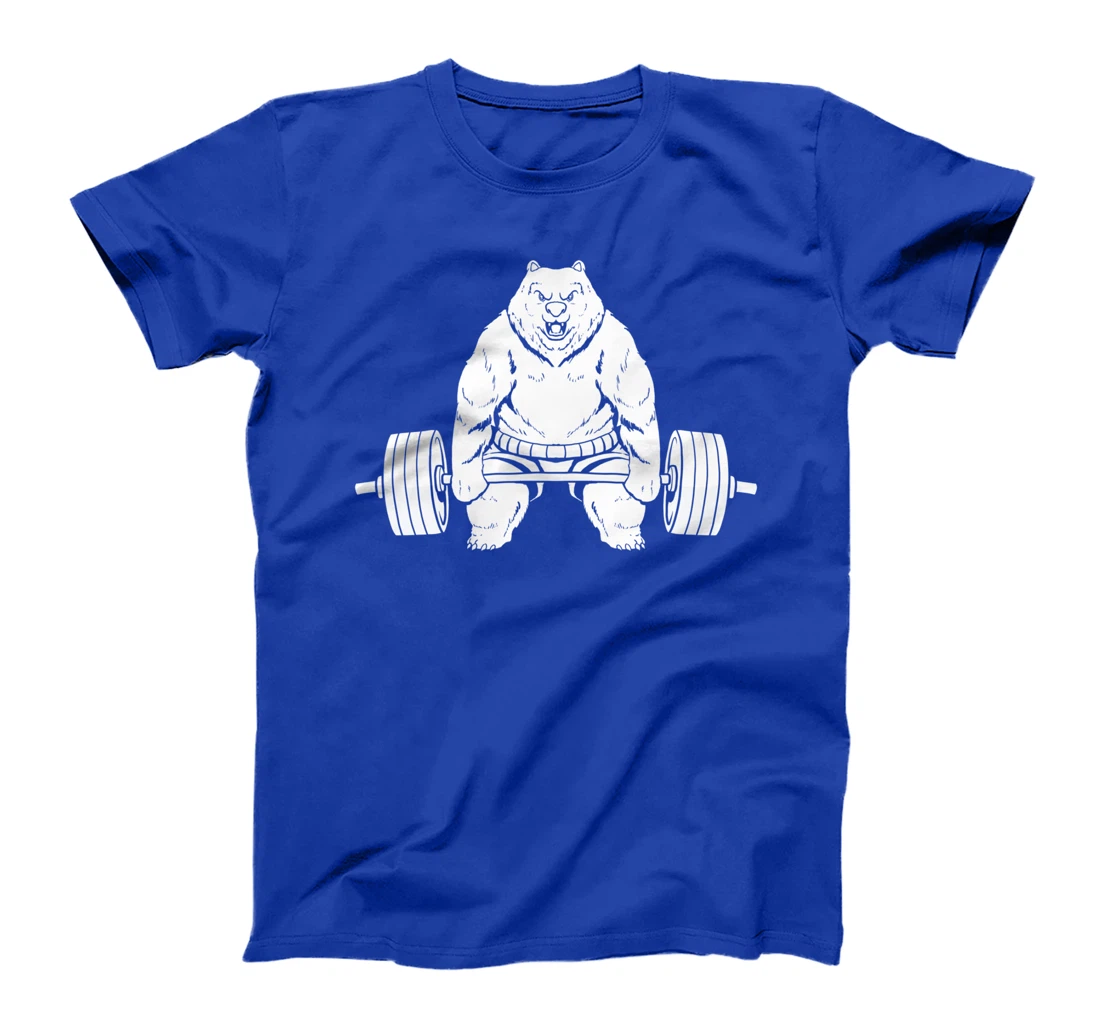 Powerlifting Bear Fitness Workout - Gym Powerlifter T-Shirt