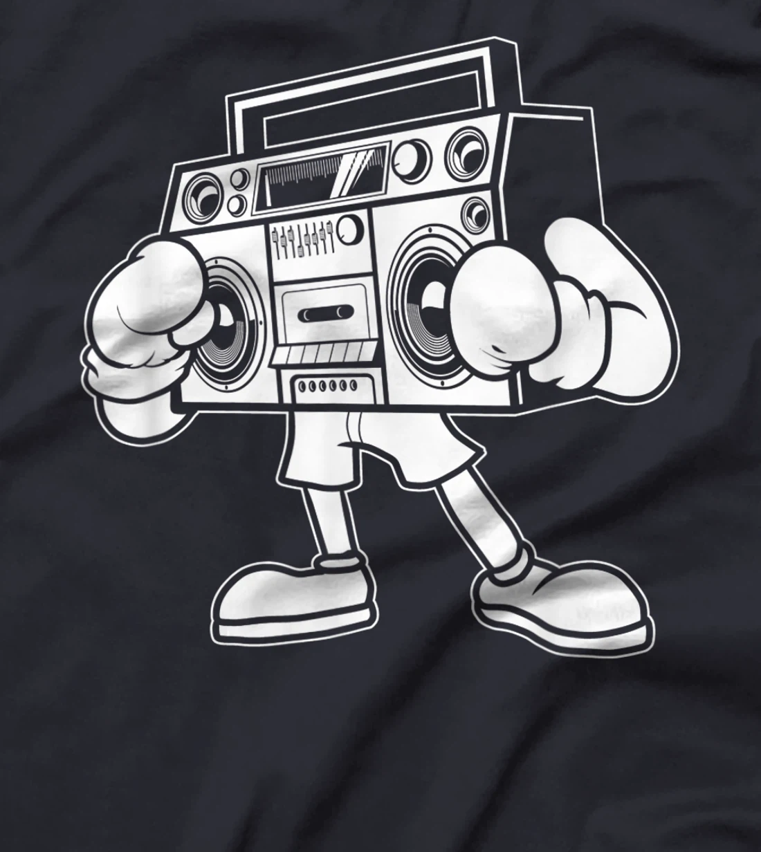 Boombox Boxing Cassette 80s - 90s Ghetto Blaster T-Shirt, Women T-Shirt