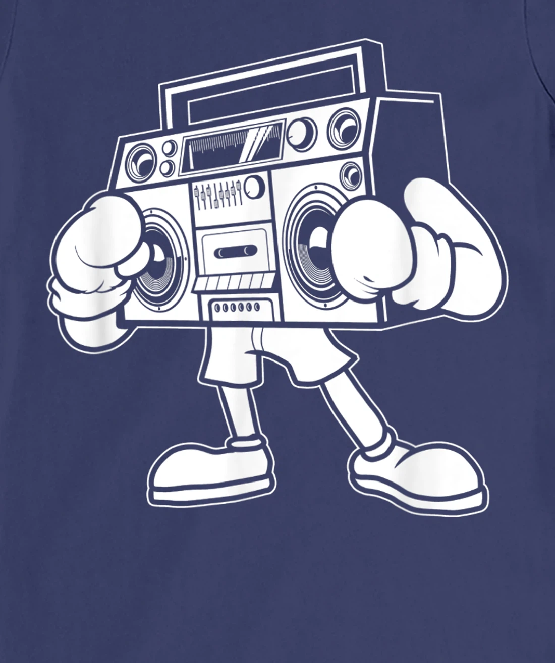 Boombox Boxing Cassette 80s - 90s Ghetto Blaster T-Shirt, Women T-Shirt