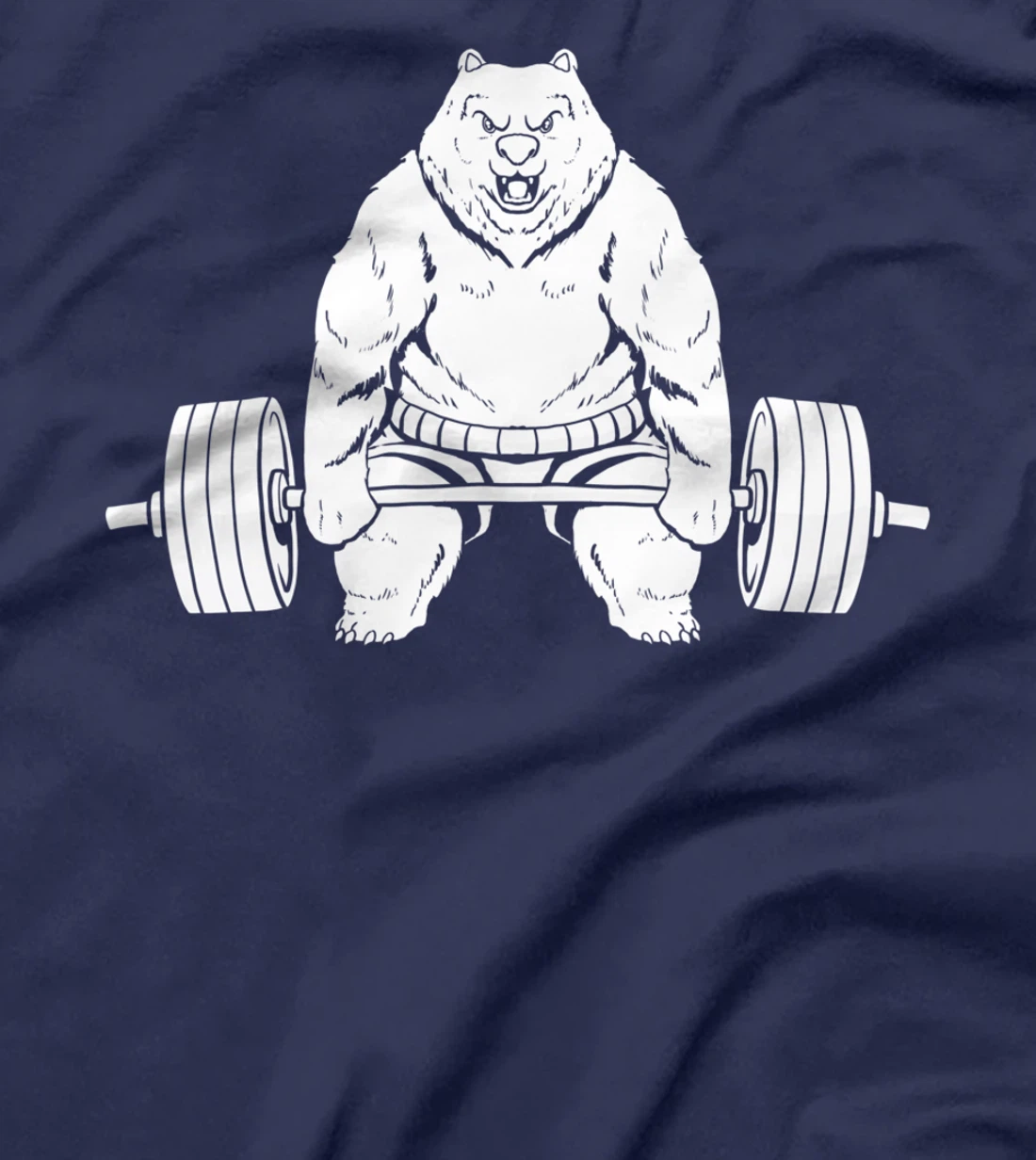 Powerlifting Bear Fitness Workout - Gym Powerlifter T-Shirt