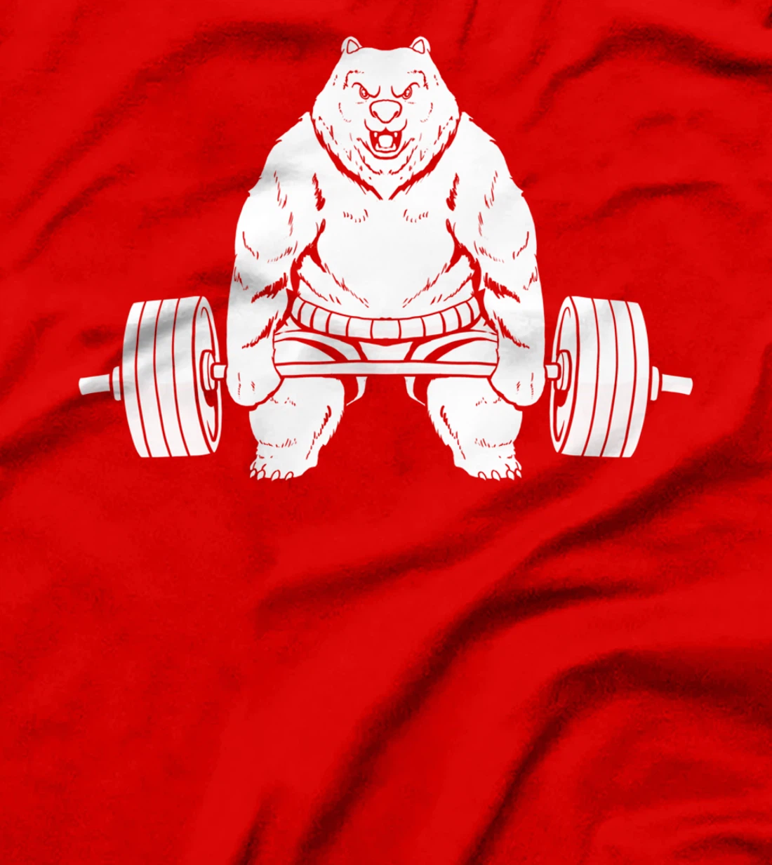 Powerlifting Bear Fitness Workout - Gym Powerlifter T-Shirt