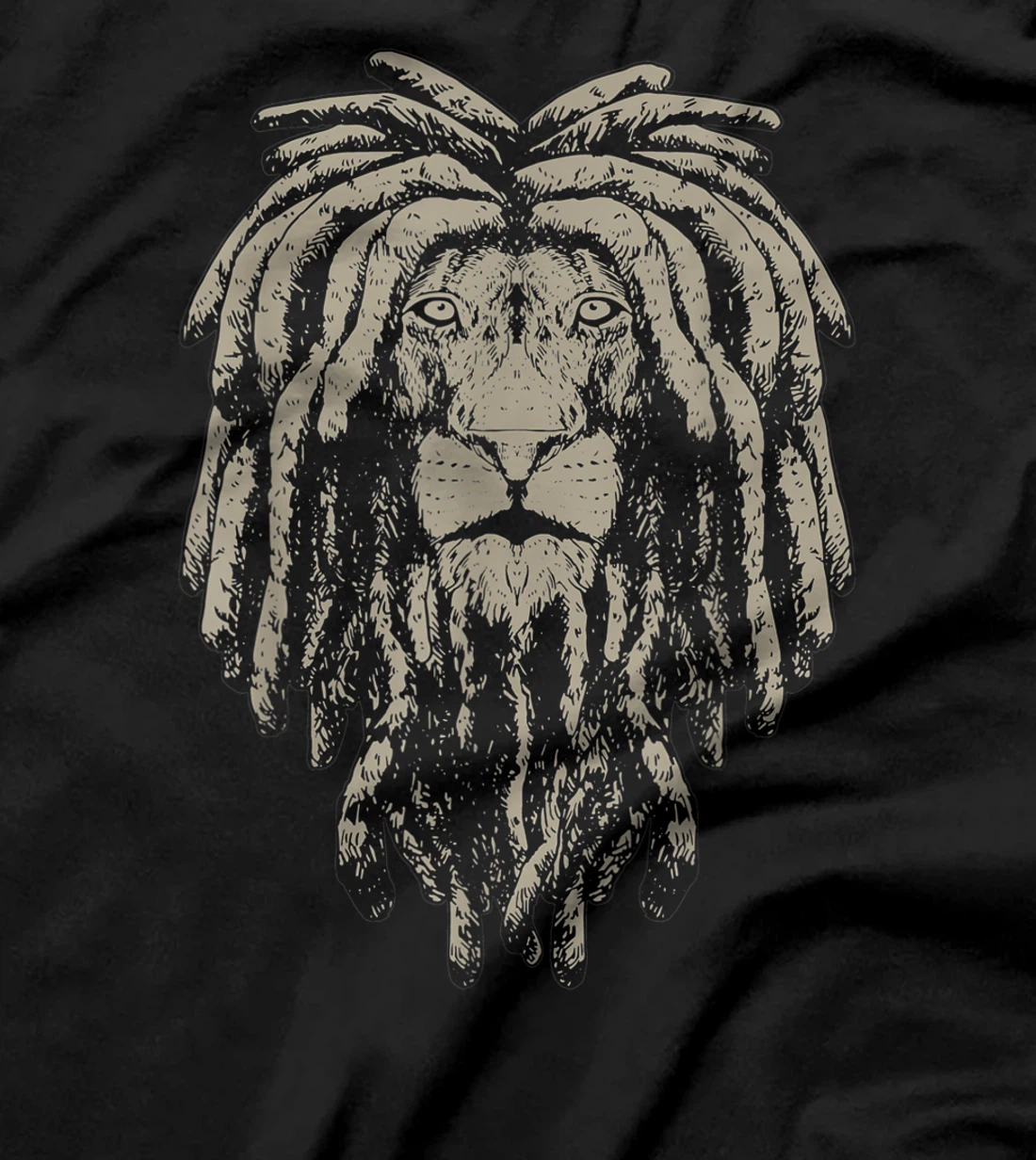 Reggae Lion Of Judah Rastafari Dreadlocks African Roots T-Shirt, Women T-Shirt