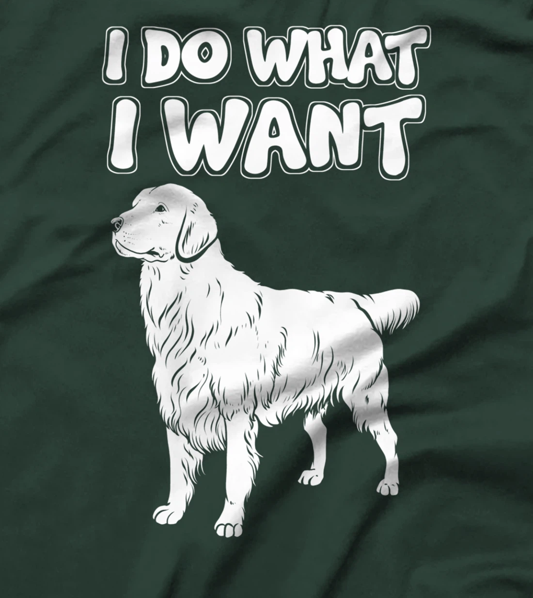 Sarcastic Dog - Irony I Do What I Want T-Shirt
