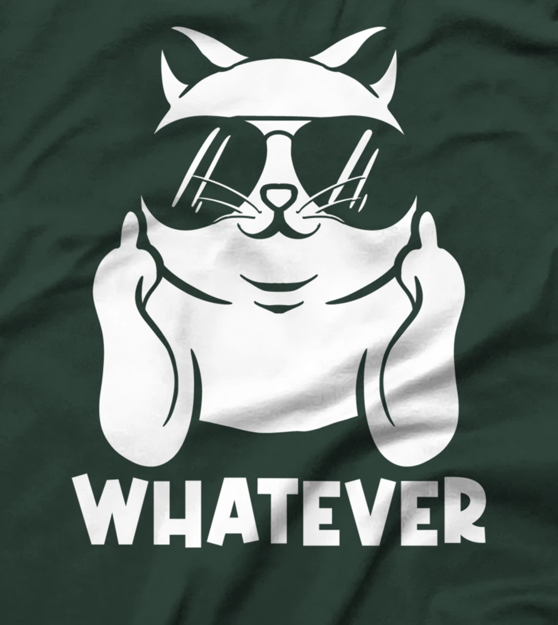 Cat Sunglasses Feline Kitten - Pet Owner Cat T-Shirt