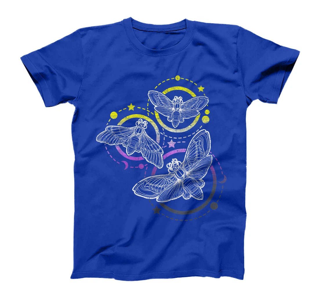 Nonbinary Flag Colors, Occult Butterflies T-Shirt, Kid T-Shirt and Women T-Shirt