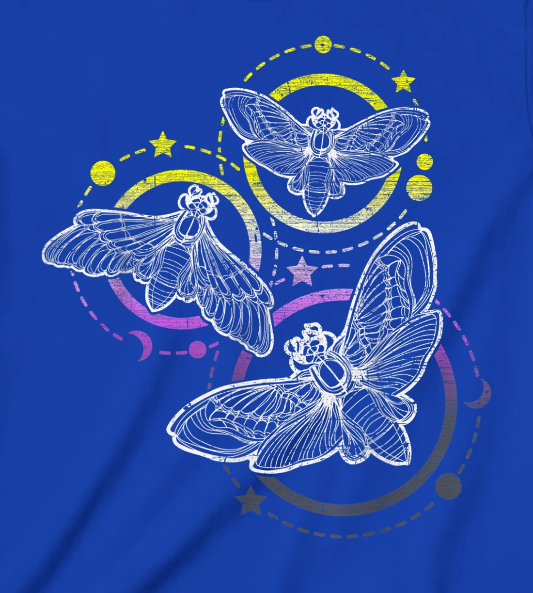 Nonbinary Flag Colors, Occult Butterflies T-Shirt, Kid T-Shirt and Women T-Shirt