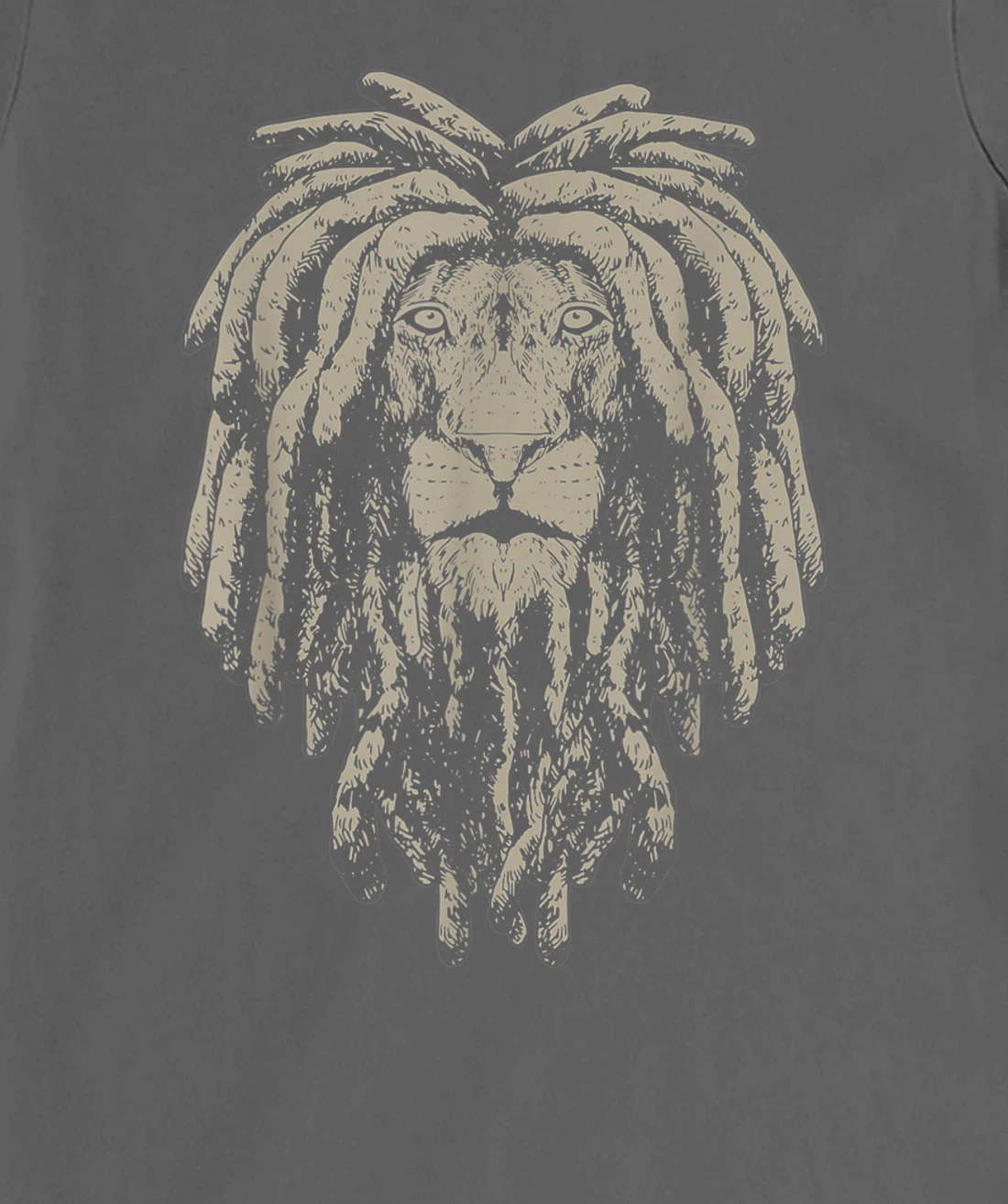 Reggae Lion Of Judah Rastafari Dreadlocks African Roots T-Shirt, Women T-Shirt