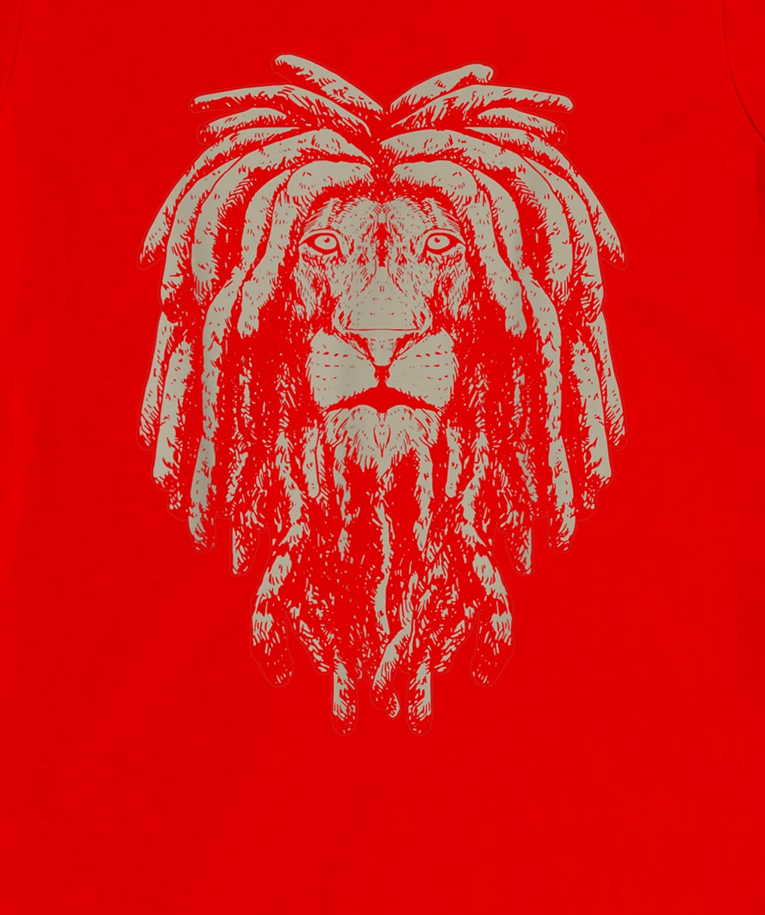 Reggae Lion Of Judah Rastafari Dreadlocks African Roots T-Shirt, Women T-Shirt