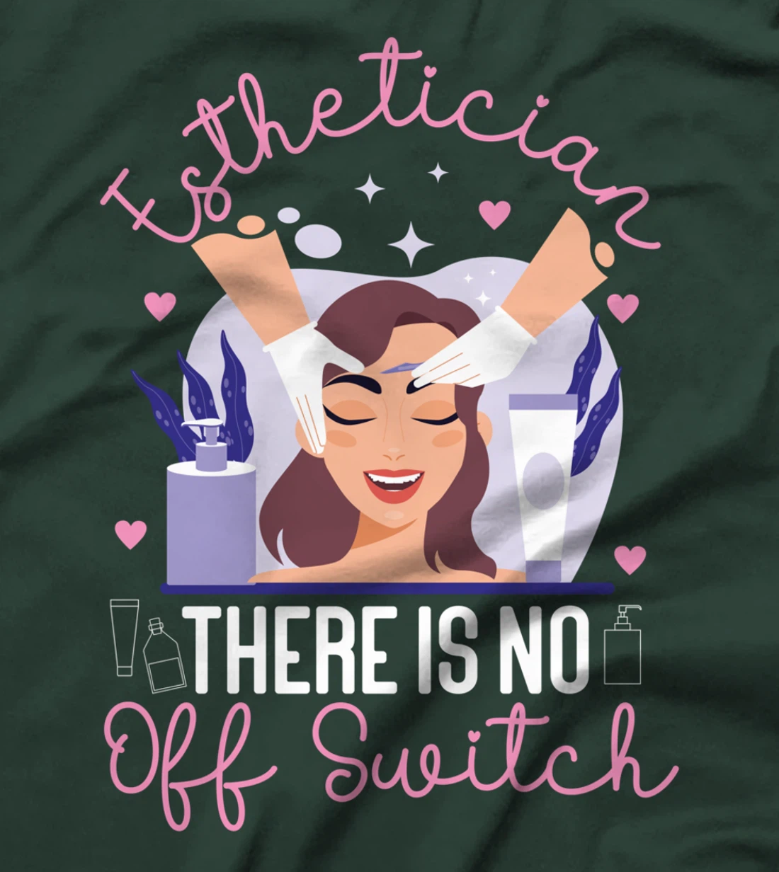 Cute Licensed Esthetician Skincare Beautician Esthetician T-Shirt