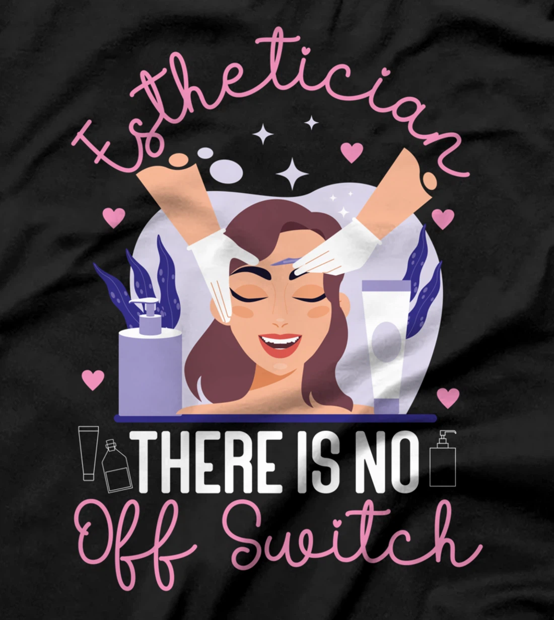 Cute Licensed Esthetician Skincare Beautician Esthetician T-Shirt