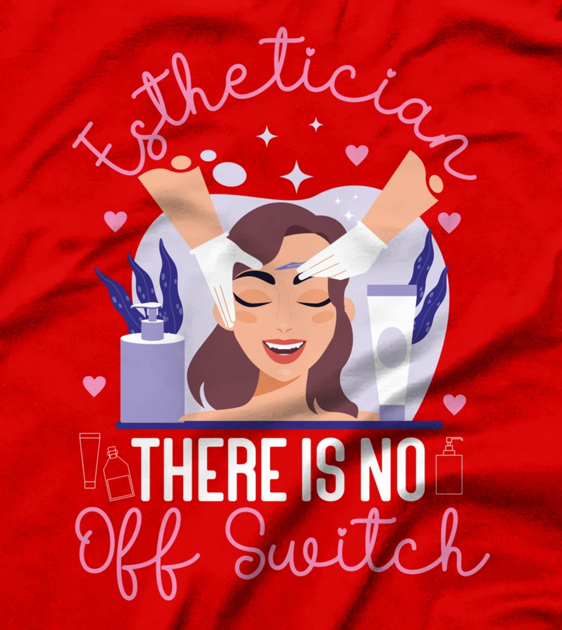 Cute Licensed Esthetician Skincare Beautician Esthetician T-Shirt