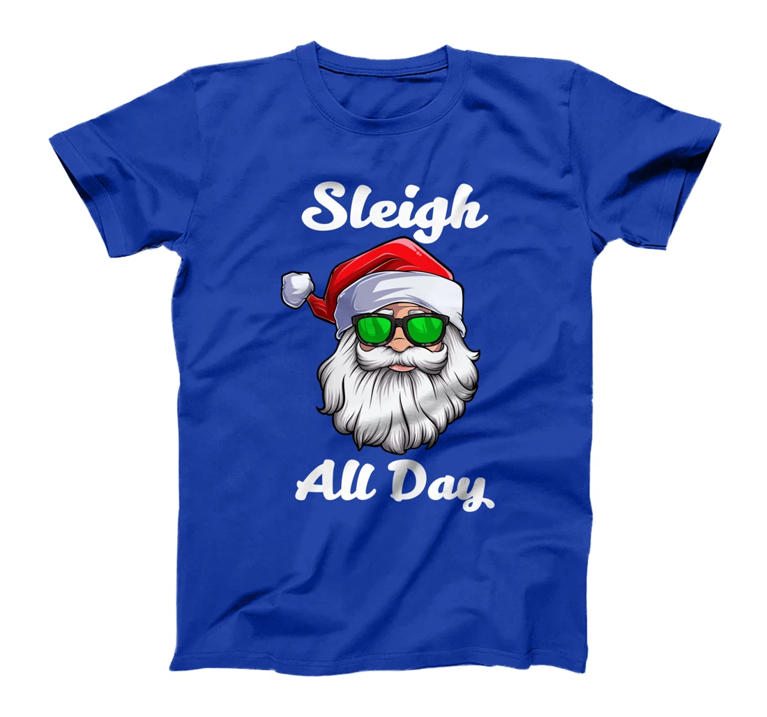 I Sleigh All Day Cool Christmas Illustration Graphic Designs T-Shirt