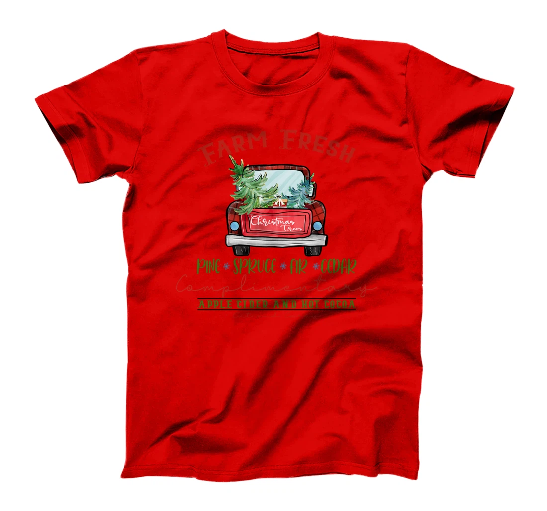Xmas Christmas Apple Cider and Hot Cocoa Truck T-Shirt
