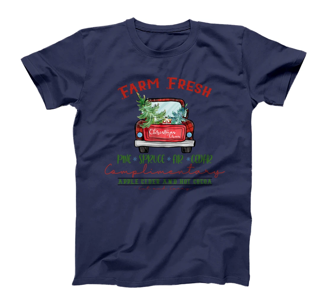 Xmas Christmas Apple Cider and Hot Cocoa Truck T-Shirt