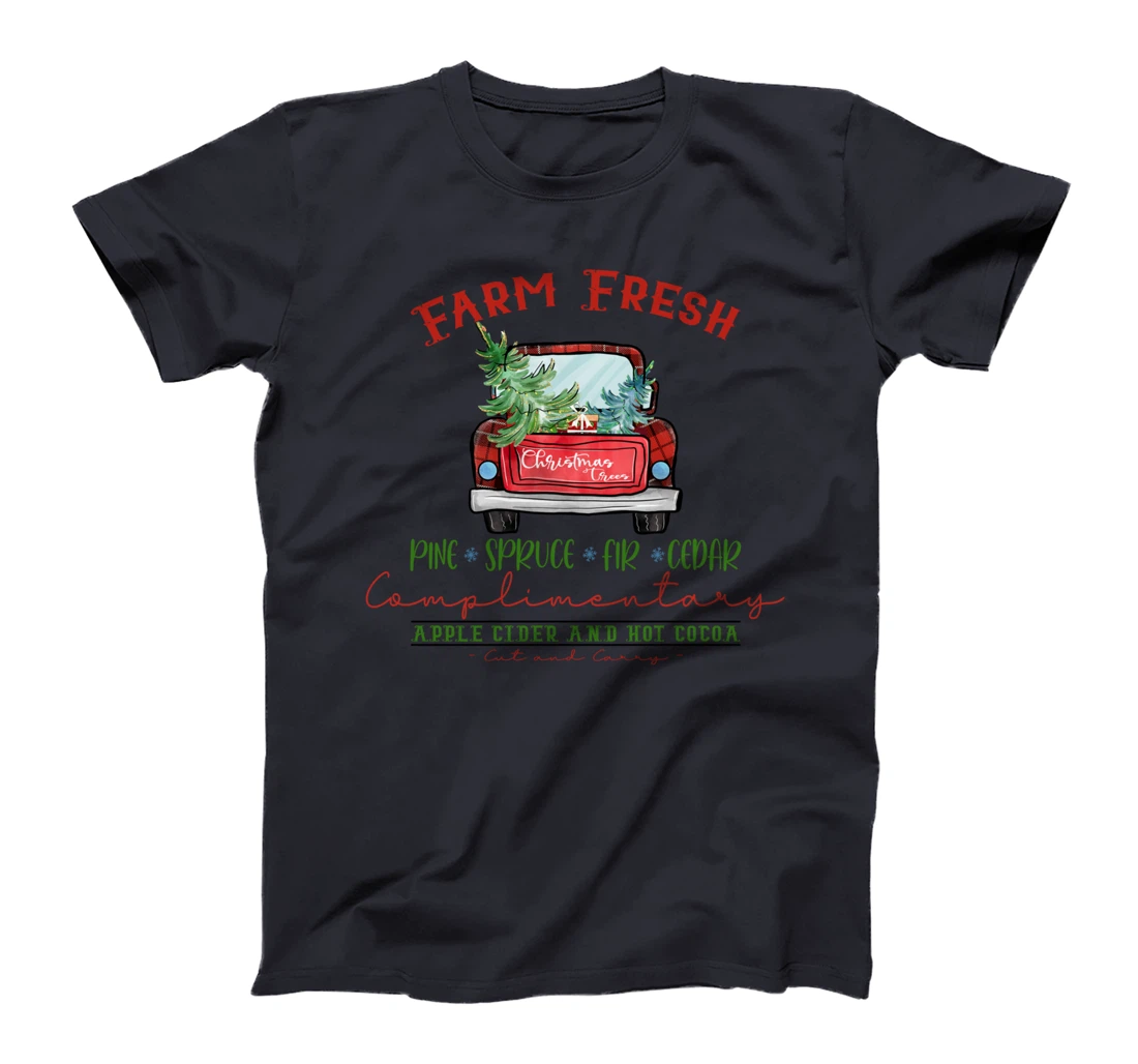 Xmas Christmas Apple Cider and Hot Cocoa Truck T-Shirt