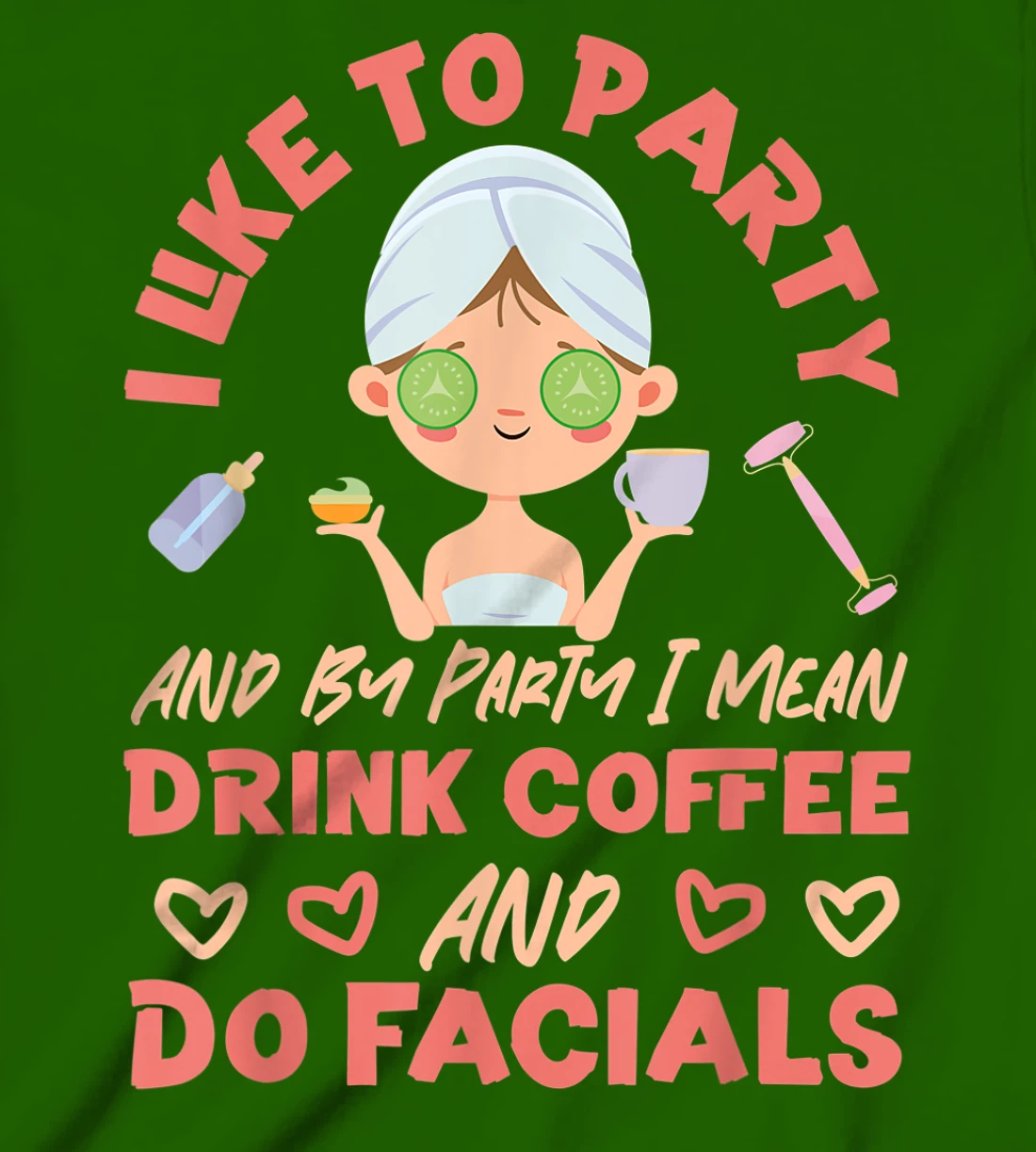 Cute Esthetician Skincare Beautician Coffee Skin Therapist I T-Shirt, Kid T-Shirt and Women T-Shirt