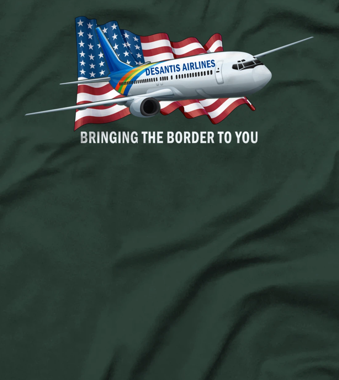Desantis Airlines - Bringing The Border To You T-Shirt