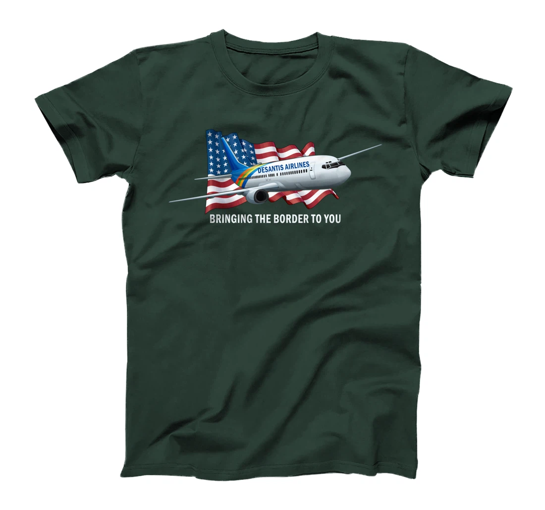 Desantis Airlines - Bringing The Border To You T-Shirt