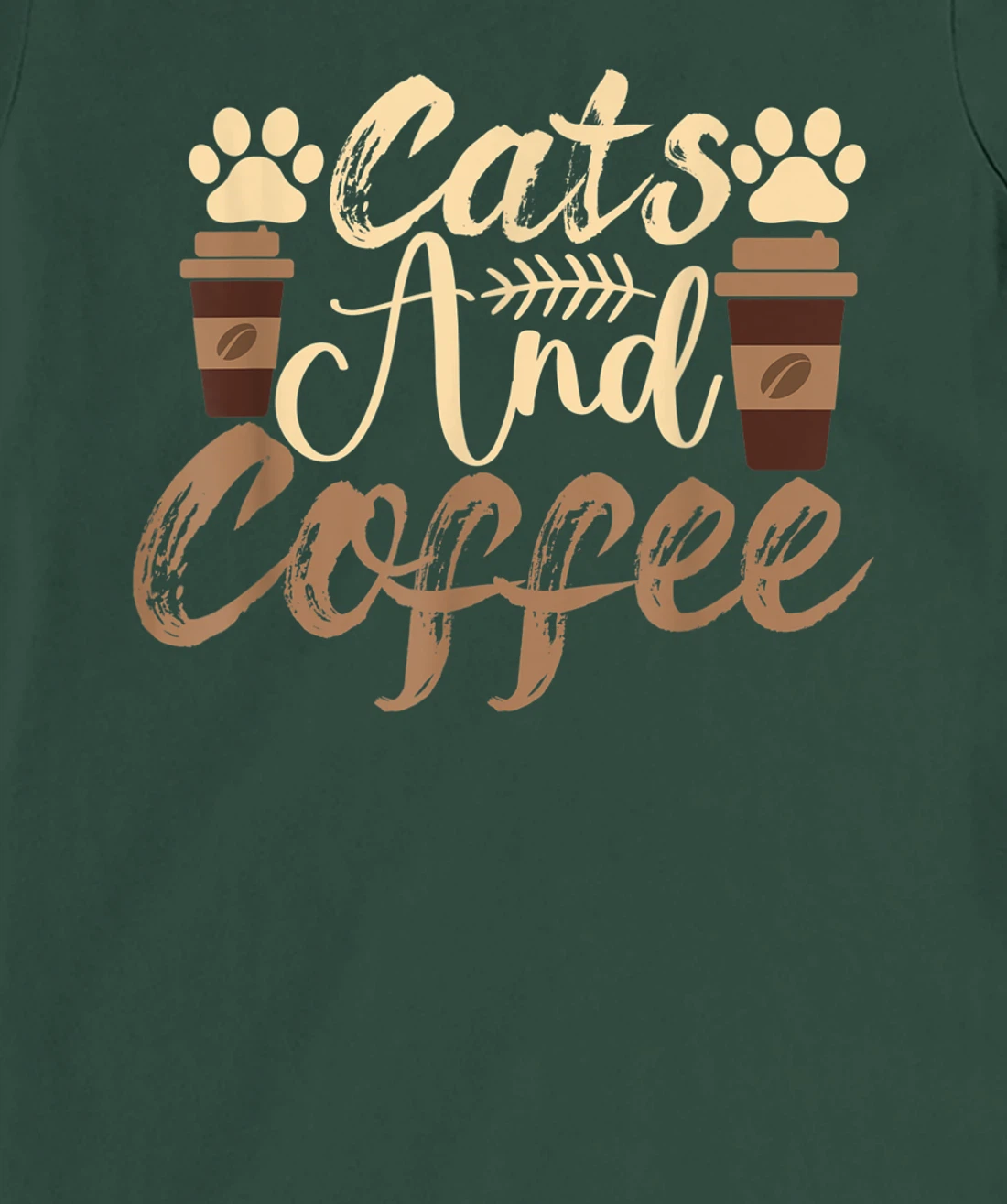 Funny Quote Vintage Azuco Coffee Cat T-Shirt, Women T-Shirt