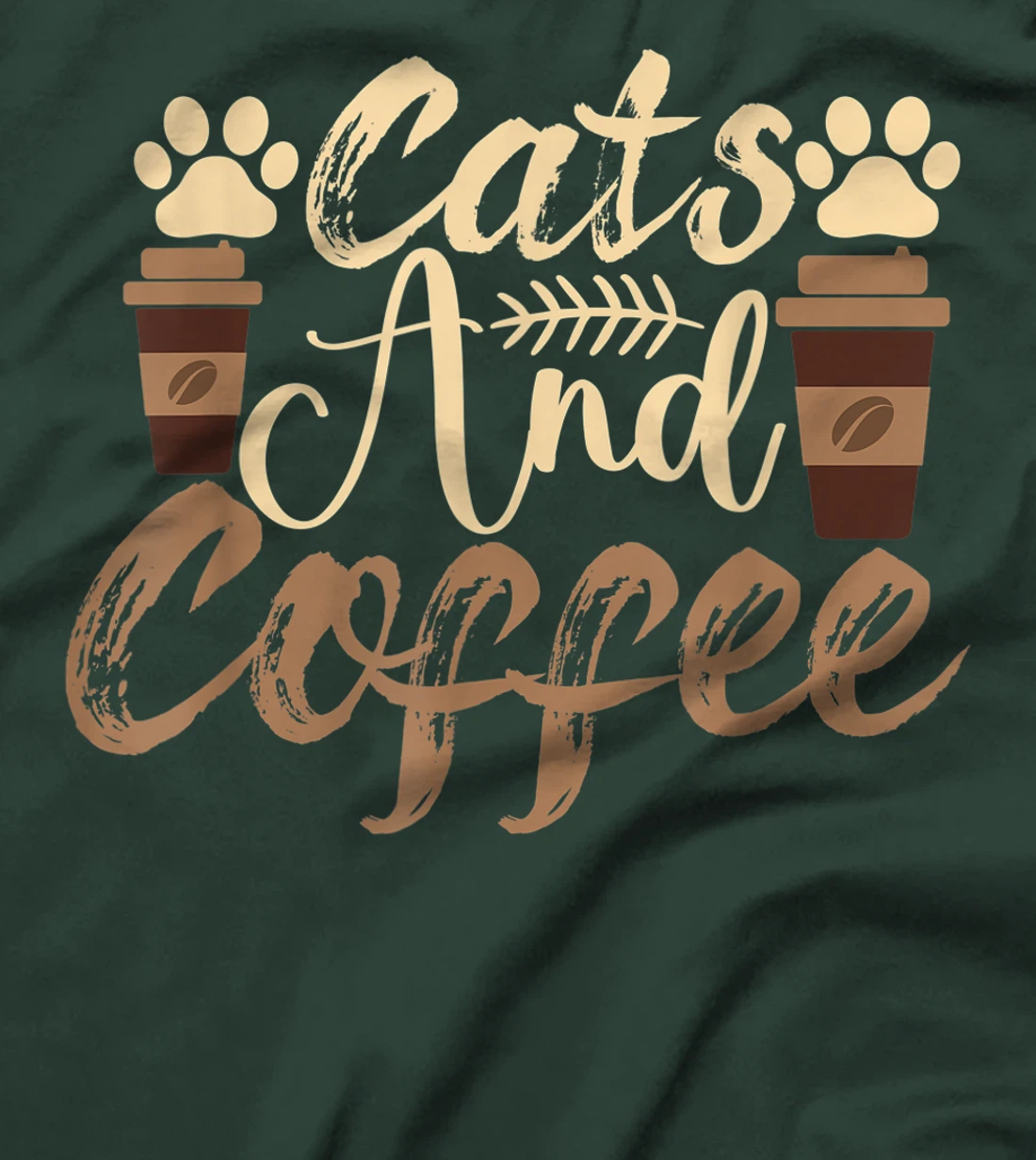 Funny Quote Vintage Azuco Coffee Cat T-Shirt, Women T-Shirt